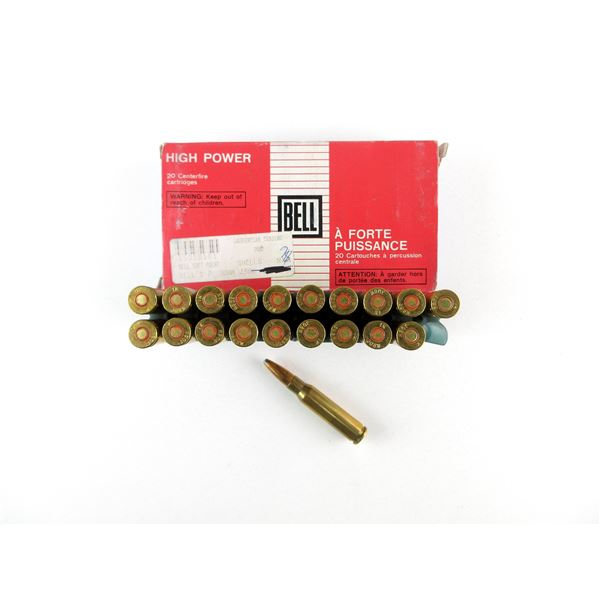 COLLECTIBLE BELL .308 WIN AMMO LOT