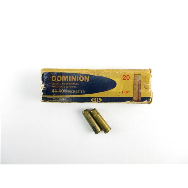 COLLECTIBLE ASSORTED .44-40 AMMO LOT