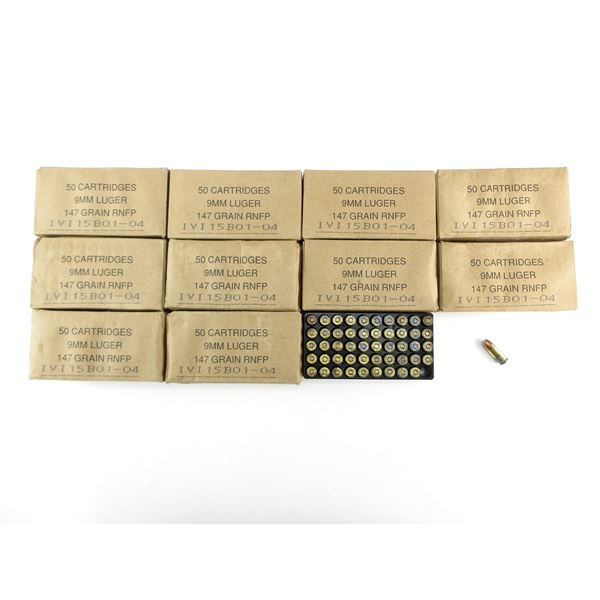 CANADIAN MILITARY 9MM LUGER AMMO LOT