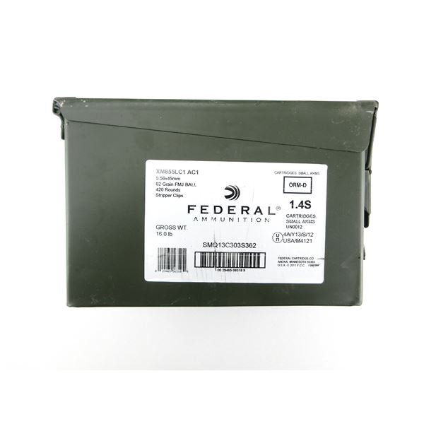 FEDERAL 5.56X45MM AMMO LOT