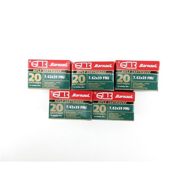 BARNAUL 7.62X39MM AMMO LOT