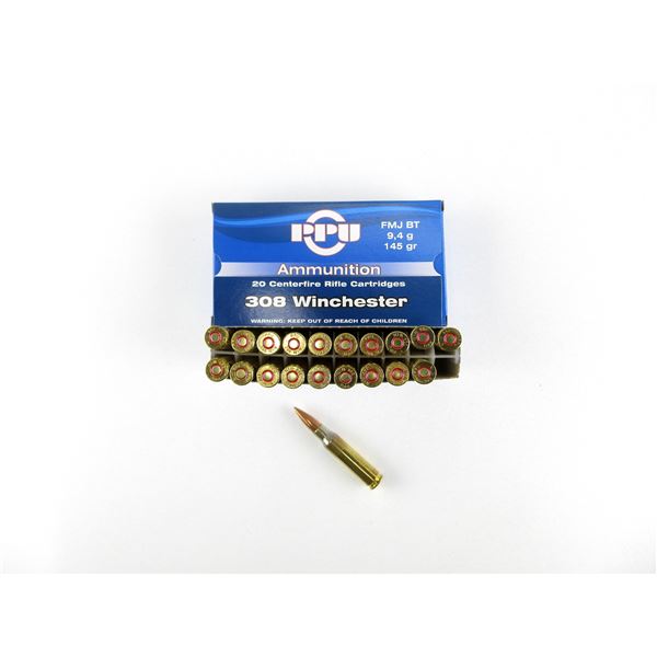 PPU .308 WIN AMMO LOT