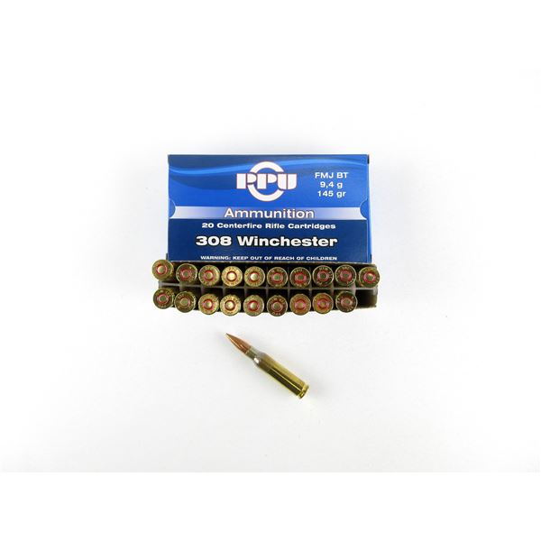 PPU .308 WIN AMMO LOT