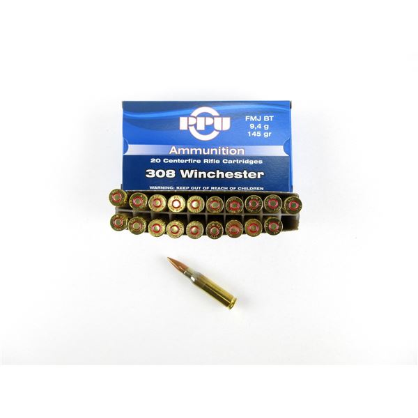 PPU .308 WIN AMMO LOT