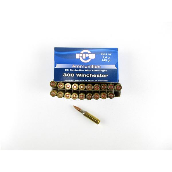 PPU .308 WIN AMMO LOT