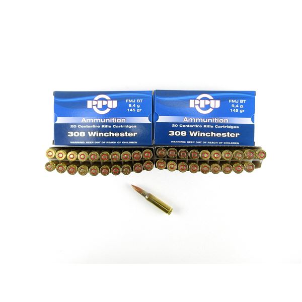 PPU .308 WIN AMMO LOT