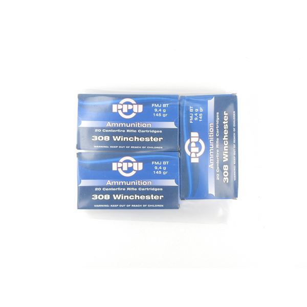 PPU .308 WIN AMMO LOT