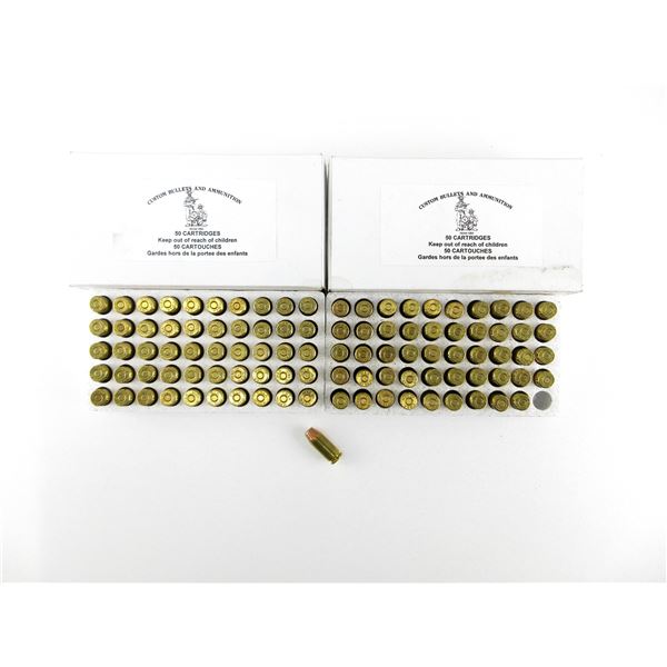 CUSTOM BULLETS .40 S&W AMMO LOT
