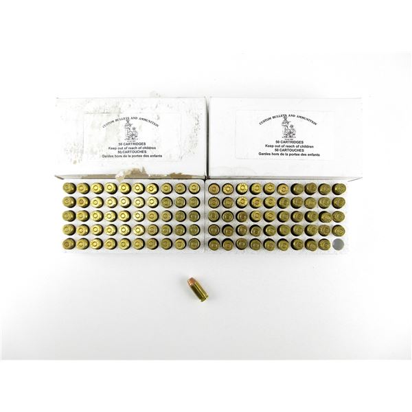 CUSTOM BULLETS .40 S&W AMMO LOT
