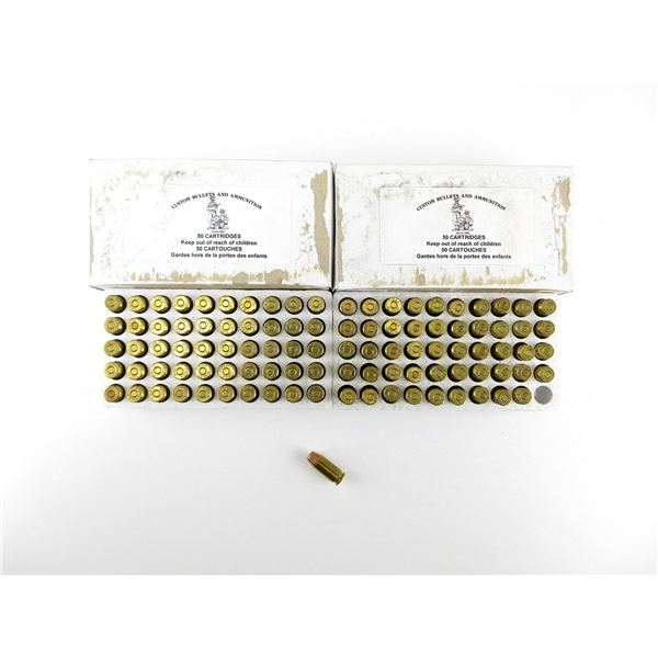CUSTOM BULLETS .40 S&W AMMO LOT
