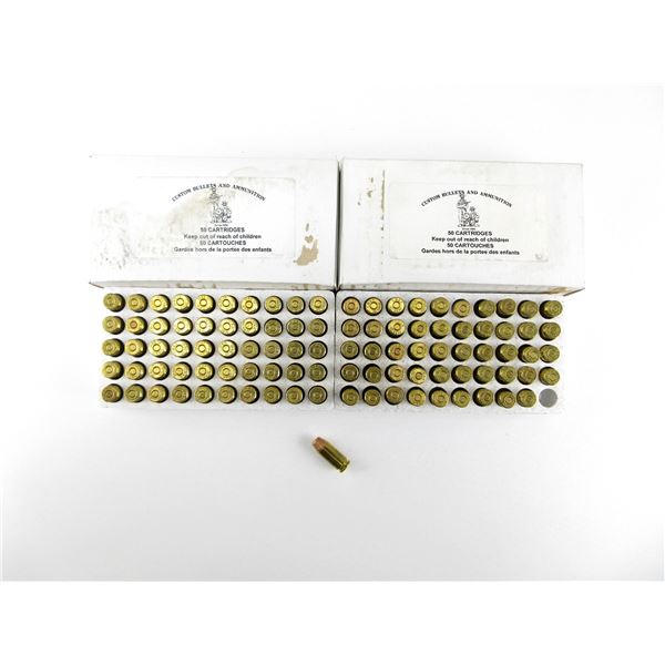 CUSTOM BULLETS .40 S&W AMMO LOT