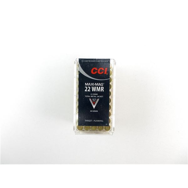 CCI MAXI-MAG .22 WMR AMMO LOT