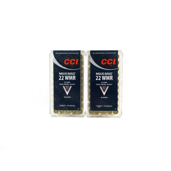CCI MAXI-MAG .22 WMR AMMO LOT