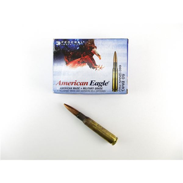 AMERICAN EAGLE .50 BMG AMMO LOT