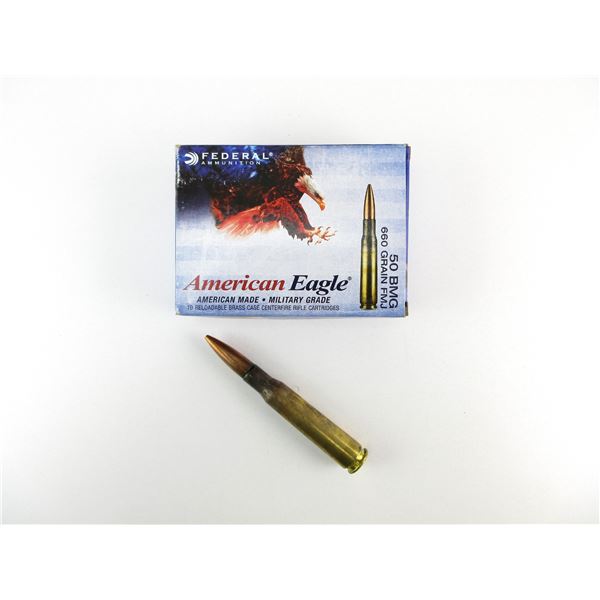 AMERICAN EAGLE .50 BMG AMMO LOT