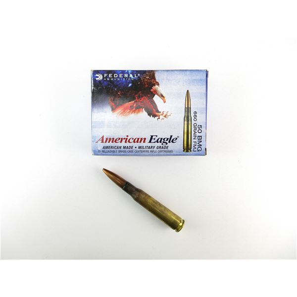 AMERICAN EAGLE .50 BMG AMMO LOT