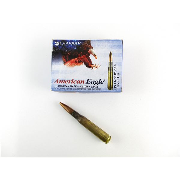 AMERICAN EAGLE .50 BMG AMMO LOT