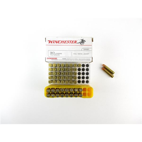 ASSORTED .30 CARBINE AMMO LOT