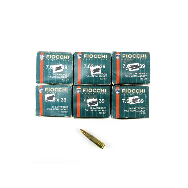 FIOCCHI 7.62X39MM AMMO LOT