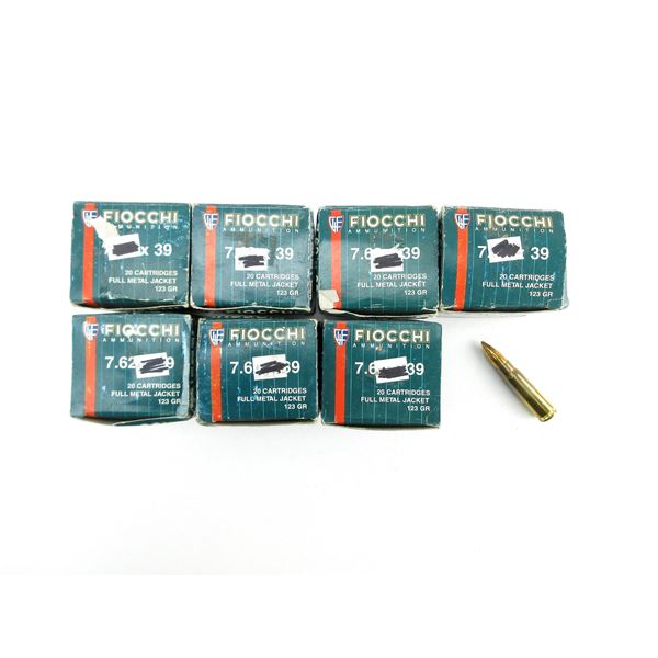 FIOCCHI 7.62X39MM AMMO LOT
