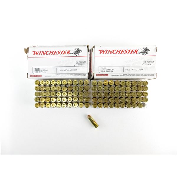 WINCHESTER .38 SPL AMMO LOT