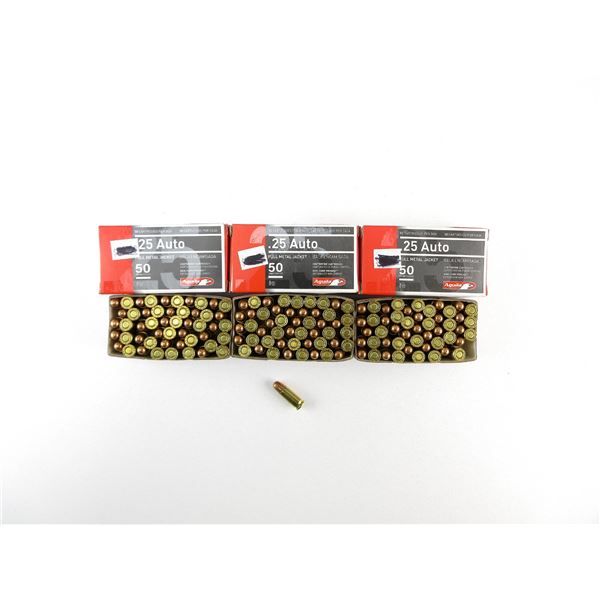 AGUILA .25 AUTO AMMO LOT