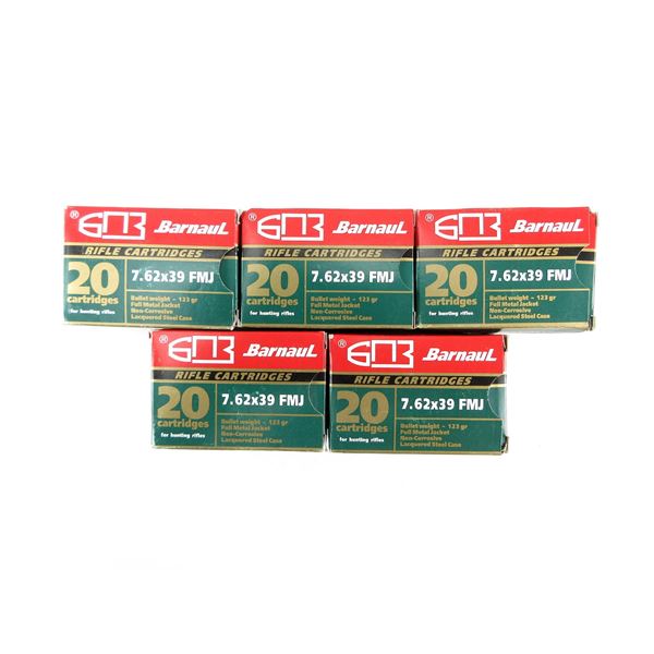 BARNAUL 7.62X39MM AMMO LOT