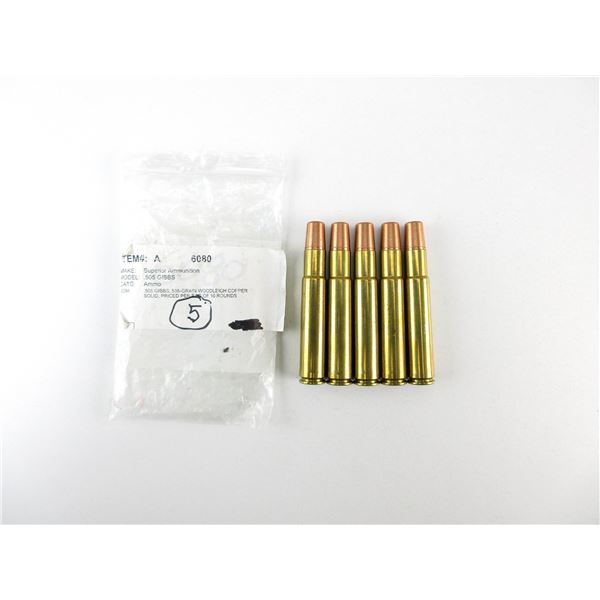 JAMISON .505 GIBBS MAGNUM AMMO LOT