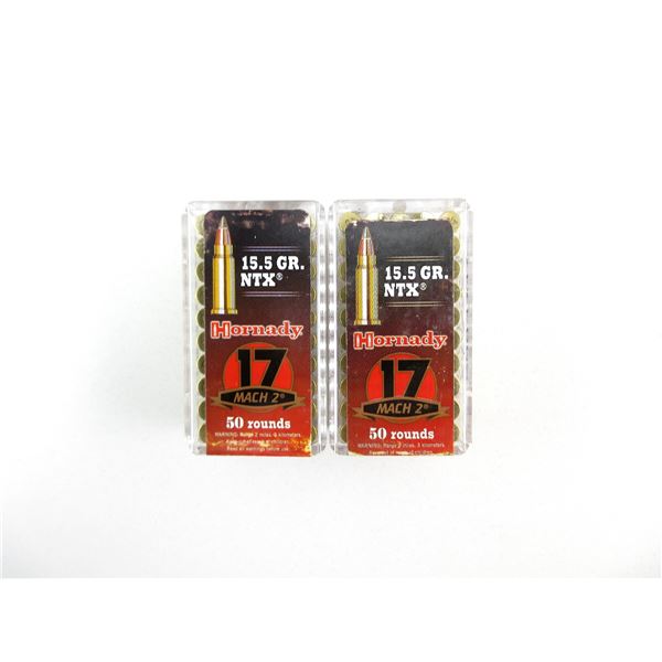HORNADY .17 MACH 2 AMMO LOT