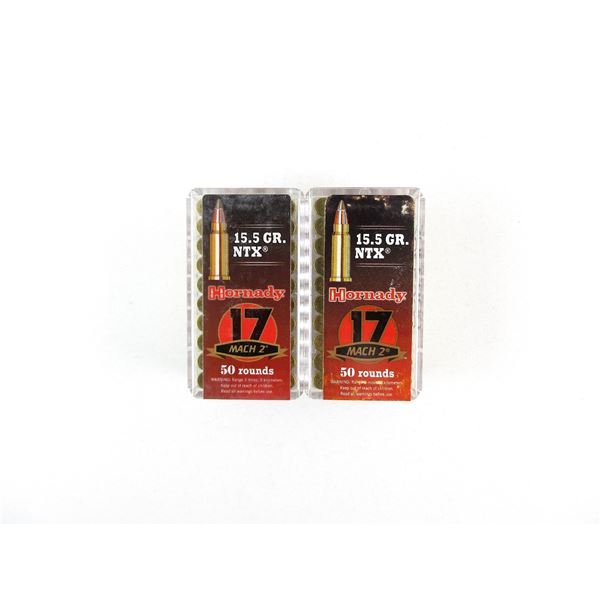 HORNADY .17 MACH 2 AMMO LOT