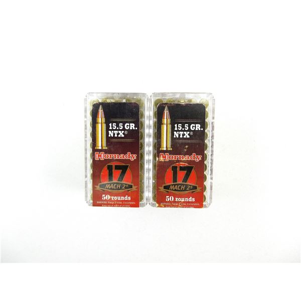 HORNADY .17 MACH 2 AMMO LOT