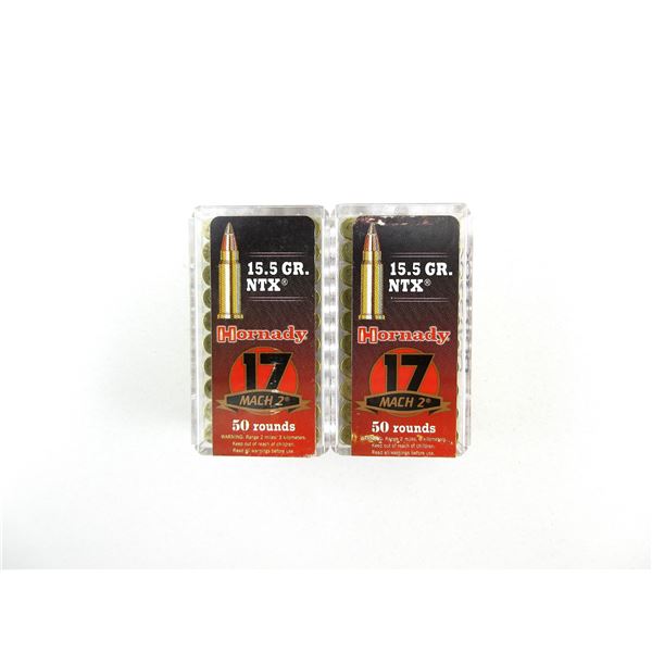 HORNADY .17 MACH 2 AMMO LOT