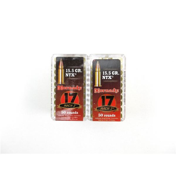 HORNADY .17 MACH 2 AMMO LOT