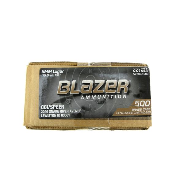 BLAZER 9MM LUGER AMMO LOT