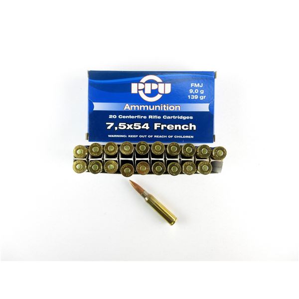 PPU 7.5X54 FRENCH AMMO LOT