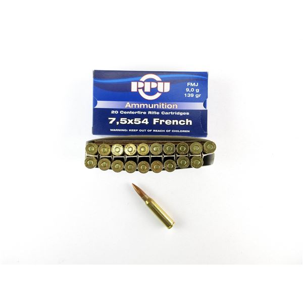 PPU 7.5X54 FRENCH AMMO LOT