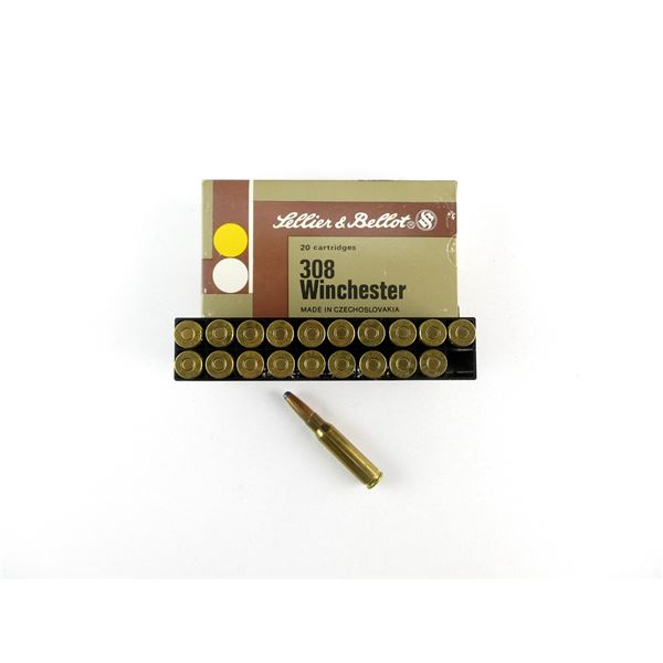 SELLIER & BELLOT .308 WIN AMMO LOT
