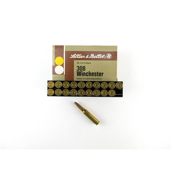 SELLIER & BELLOT .308 WIN AMMO LOT