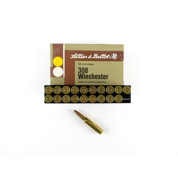 SELLIER & BELLOT .308 WIN AMMO LOT