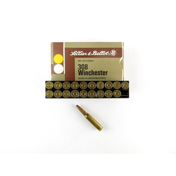 SELLIER & BELLOT .308 WIN AMMO LOT