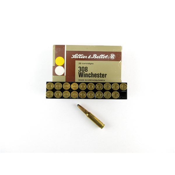 SELLIER & BELLOT .308 WIN AMMO LOT