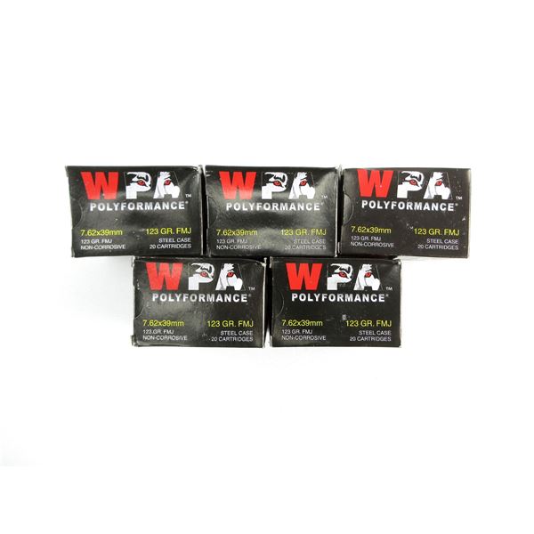 WPA 7.62X39MM AMMO LOT