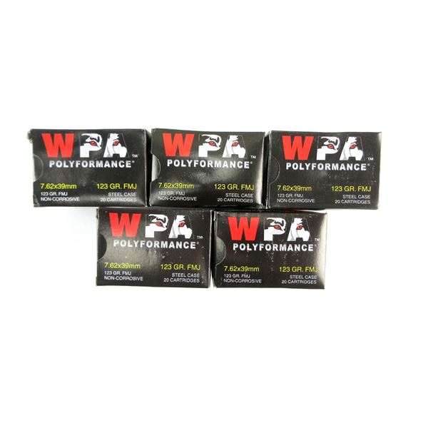 WPA 7.62X39MM AMMO LOT