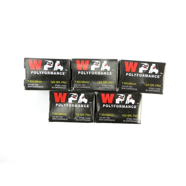 WPA 7.62X39MM AMMO LOT