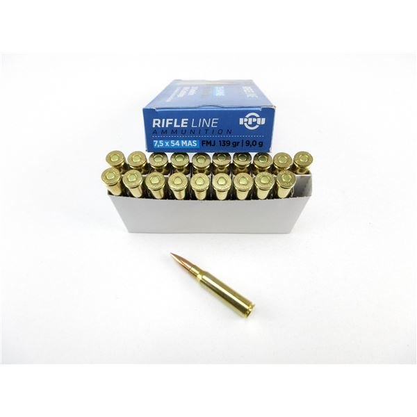 PPU 7.5X54 MAS AMMO LOT