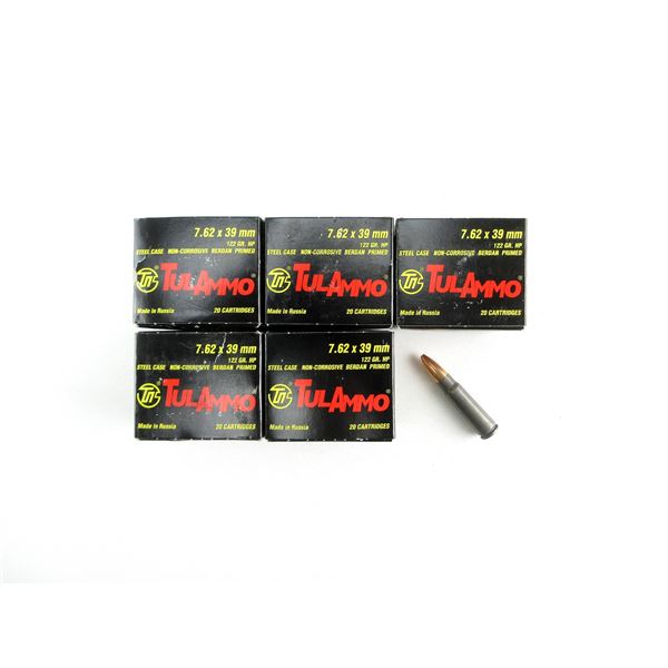 TULAMMO 7.62X39MM AMMO LOT