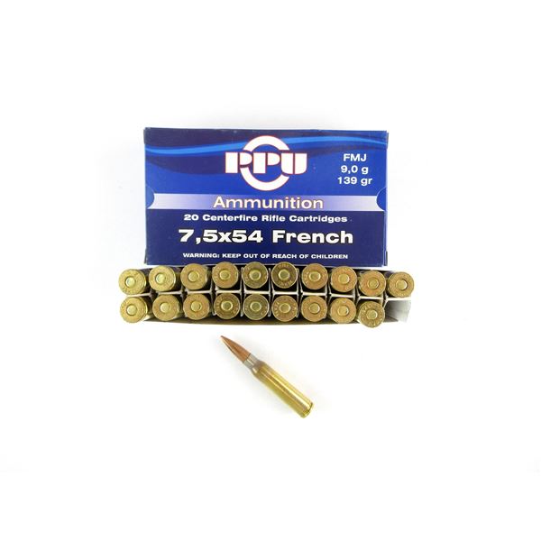 PPU 7.5X54 FRENCH AMMO LOT