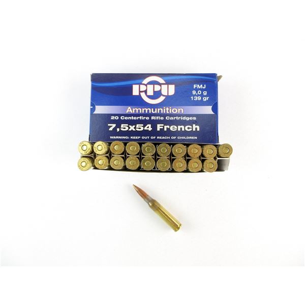 PPU 7.5X54 FRENCH AMMO LOT