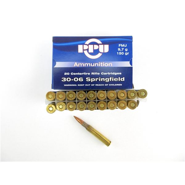 PPU .30-06 SPRG AMMO LOT