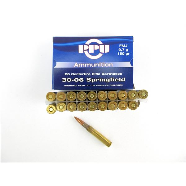 PPU .30-06 SPRG AMMO LOT